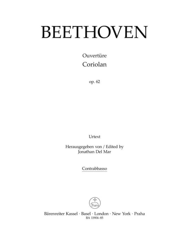 Overture Coriolan for Orchestra Op.62